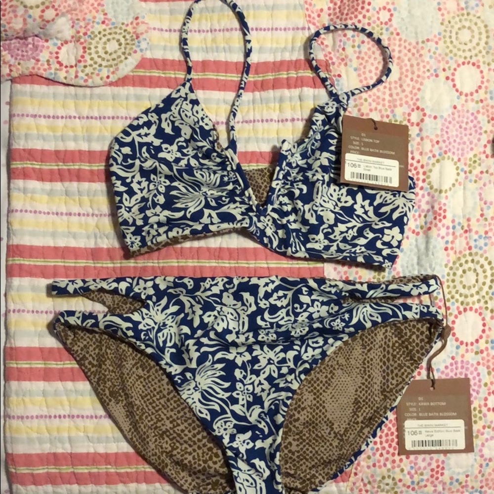 BNWT Acacia Lisbon Top (S) & Kawa Bottom (L)